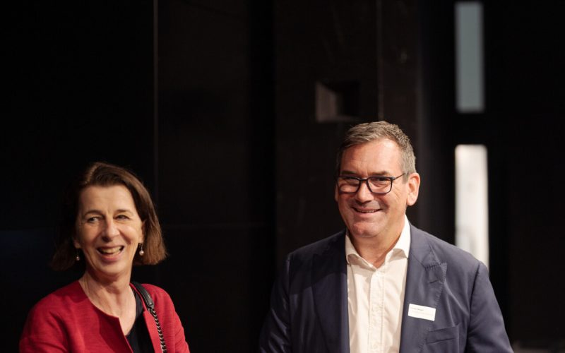 Impressionen vom Event «Klimakrise: KMU lavieren nicht, sie handeln!» mit Bundesrat Albert Roesti als Gastredner, organisiert von der Klimastiftung Schweiz und dem Forum Raiffeisen fotografiert am Mittwoch, 13. September 2023 in Bern. (Manuel Lopez)