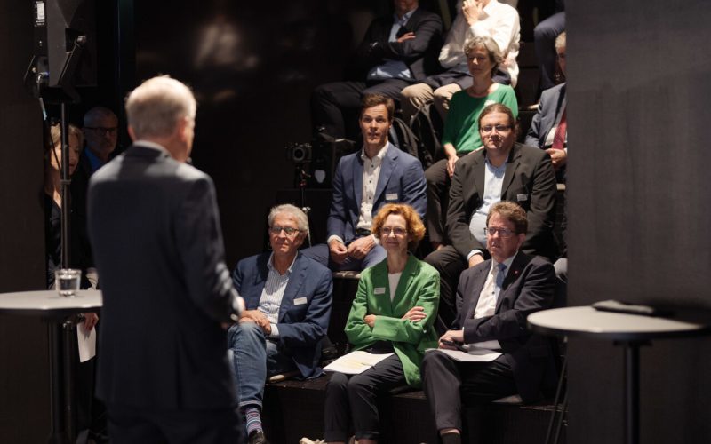 Impressionen vom Event «Klimakrise: KMU lavieren nicht, sie handeln!» mit Bundesrat Albert Roesti als Gastredner, organisiert von der Klimastiftung Schweiz und dem Forum Raiffeisen fotografiert am Mittwoch, 13. September 2023 in Bern. (Manuel Lopez)