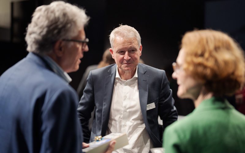 Impressionen vom Event «Klimakrise: KMU lavieren nicht, sie handeln!» mit Bundesrat Albert Roesti als Gastredner, organisiert von der Klimastiftung Schweiz und dem Forum Raiffeisen fotografiert am Mittwoch, 13. September 2023 in Bern. (Manuel Lopez)