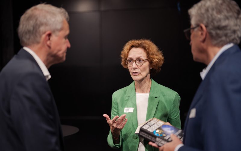 Impressionen vom Event «Klimakrise: KMU lavieren nicht, sie handeln!» mit Bundesrat Albert Roesti als Gastredner, organisiert von der Klimastiftung Schweiz und dem Forum Raiffeisen fotografiert am Mittwoch, 13. September 2023 in Bern. (Manuel Lopez)