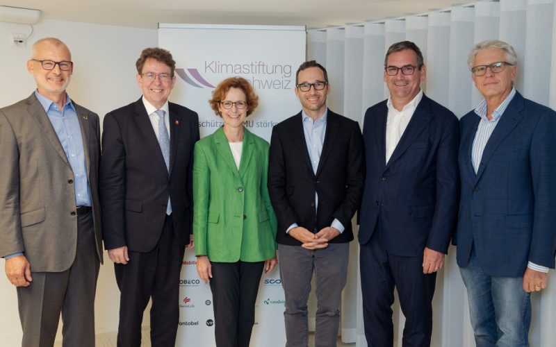 Impressionen vom Event «Klimakrise: KMU lavieren nicht, sie handeln!» mit Bundesrat Albert Roesti als Gastredner, organisiert von der Klimastiftung Schweiz und dem Forum Raiffeisen fotografiert am Mittwoch, 13. September 2023 in Bern. (Manuel Lopez)