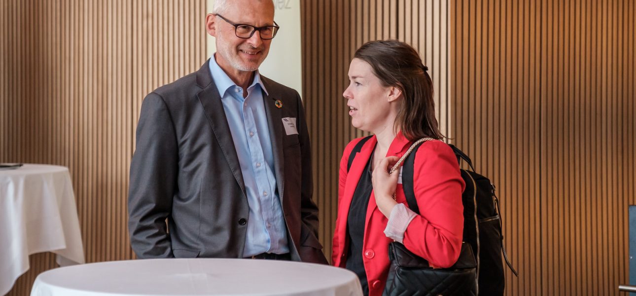 Isabel Müller im Gespräch mit Vincent Eckert